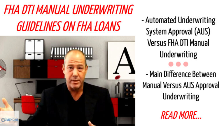 FHA DTI Manual Underwriting Guidelines On FHA Loans